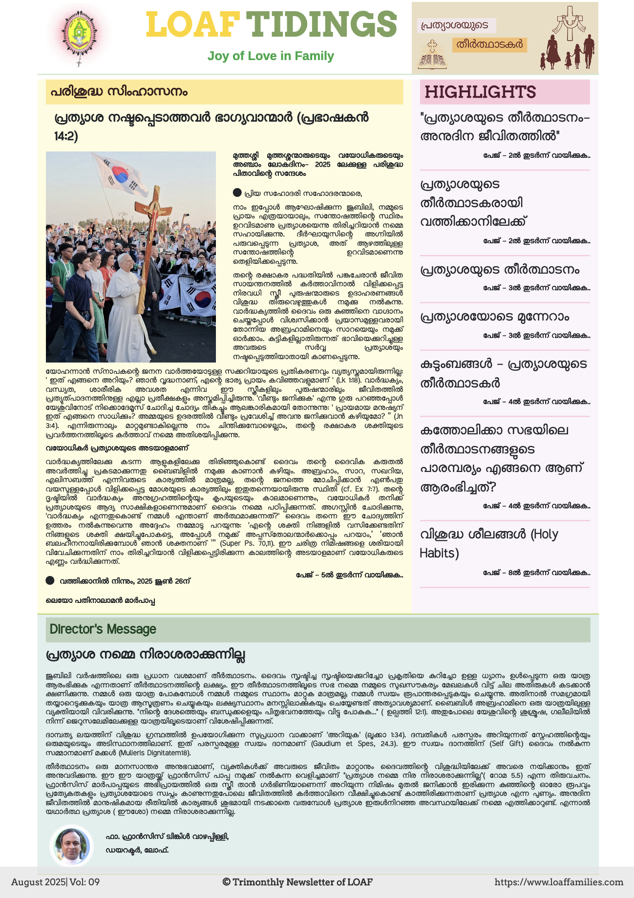 Newsletter Volume 9